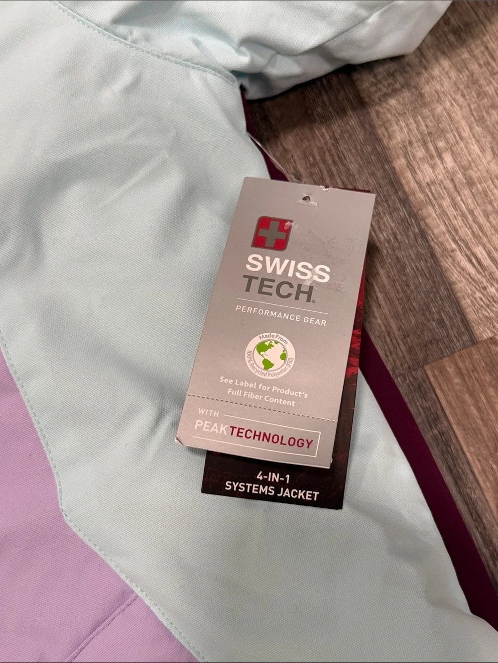 NWT Swiss Tech Girls' 3-in-1 Systems Winter Jacket Size 14 16